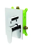 Novaservis Titania Smart - Baterie pod omítku pro 2 spotřebiče s tělesem, chrom BOX98051R,0