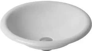 Duravit Architec - Umyvadlo bez přepadu, průměr 45 cm, bílá 0318450000