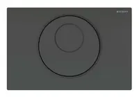 Geberit Sigma10 - Elektronické ovládání splachování, síťové napájení, černá 115.890.DW.6