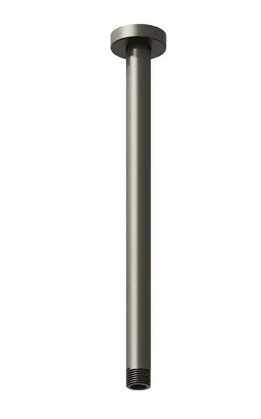 Ravak Sprchy - Sprchové rameno stropní, 30 cm, kartáčovaný grafit X07P701