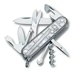 VICTORINOX - Střední kapesní nůž Climber, 14 funkcí, stříbrná 1.3703.T7
