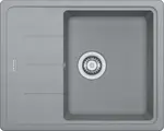 Franke Basis - Fragranitový dřez BFG 611-62, 62x50 cm, šedý kámen 114.0285.118