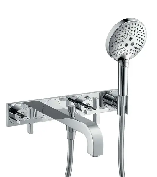 Axor Citterio - Tříotvorová vanová baterie pod omítku, chrom 39441000