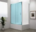 Polysan Deep - Sprchová stěna 75 cm, lesklý hliník/čiré sklo MD3116