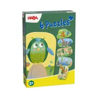Haba Puzzle pro nejmenší Lesní zvířátka 6 ks