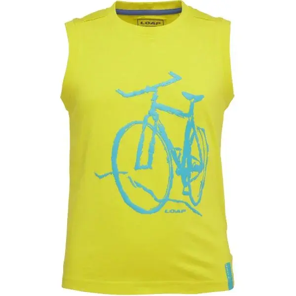 LOAP BOOMAN Chlapecké tílko, žlutá, velikost 146-152