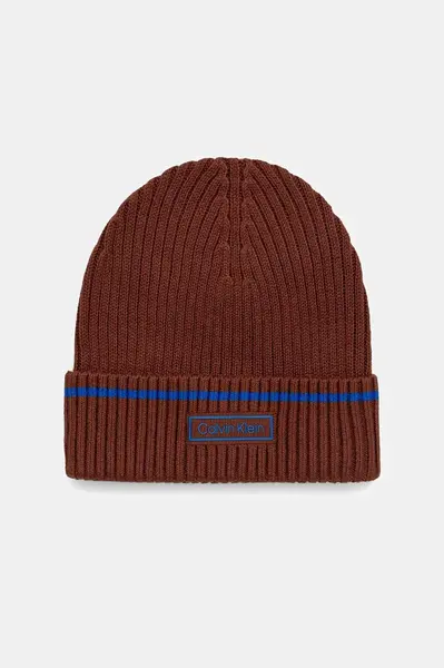 Detská čiapka s prímesou vlny Calvin Klein