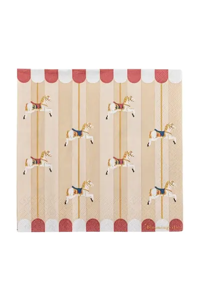 Sada papírových ubrousků Bloomingville Merry-go-round 33 x 33 cm 20-pack