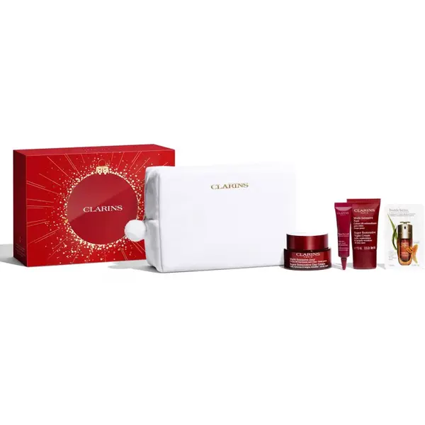 Clarins Super Restorative Holiday Season darčeková sada