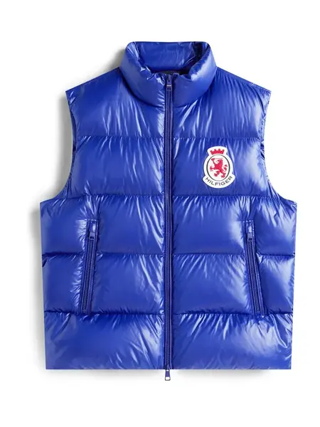 TOMMY HILFIGER Vesta  modrá / červená / biela