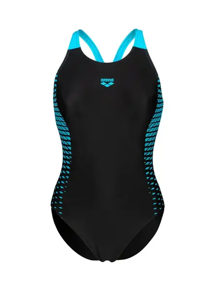 ARENA Jednodielne plavky 'OPENINGS'  tyrkysová / čierna