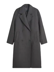 Bershka Prechodný kabát  antracitová