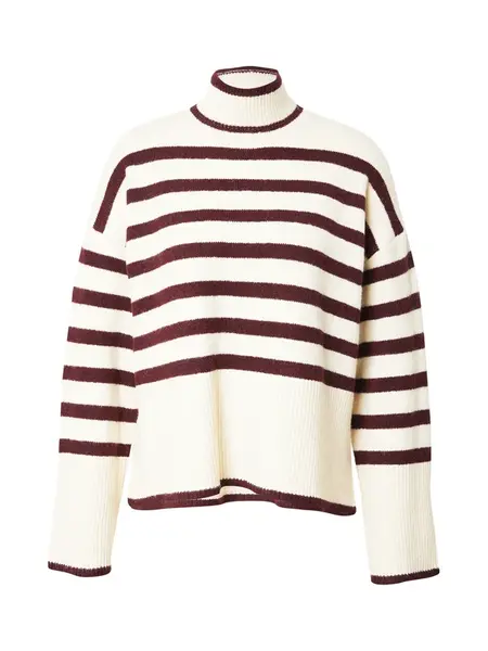 VILA Oversize sveter 'VILAVINIA'  nebielená / farba lesného ovocia