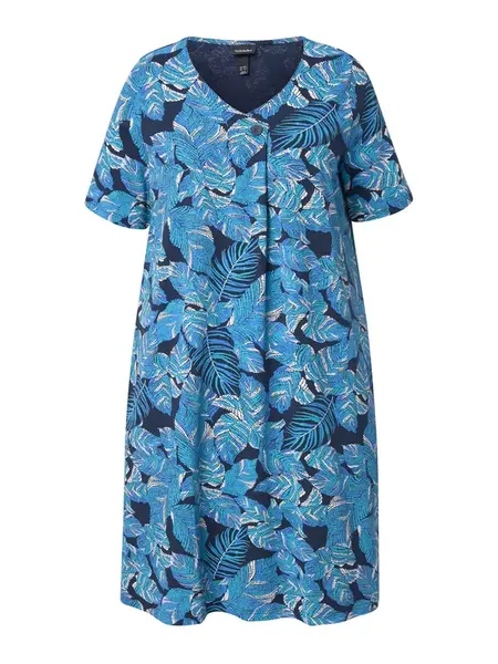 Ulla Popken Šaty  námornícka modrá / kráľovská modrá / biela