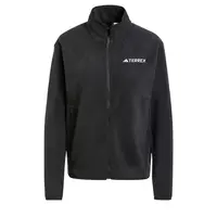 ADIDAS TERREX Funkčná flisová bunda 'Multi Full-Zip Fleece'  čierna / biela