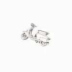 Ombre Decorative metal clothes pin scooter - silver
