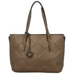 Moderní dámská koženková kabelka na rameno Kathy, khaki