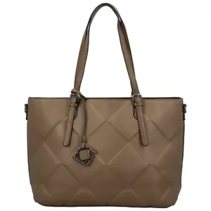 Moderní dámská koženková kabelka na rameno Kathy, khaki