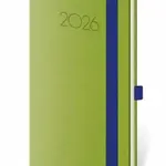 Diář 2026 týdenní kapesní Praga - zelená