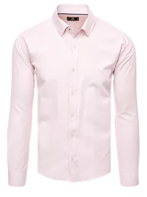 Pánská elegantní košile Barva růžová DSTREET