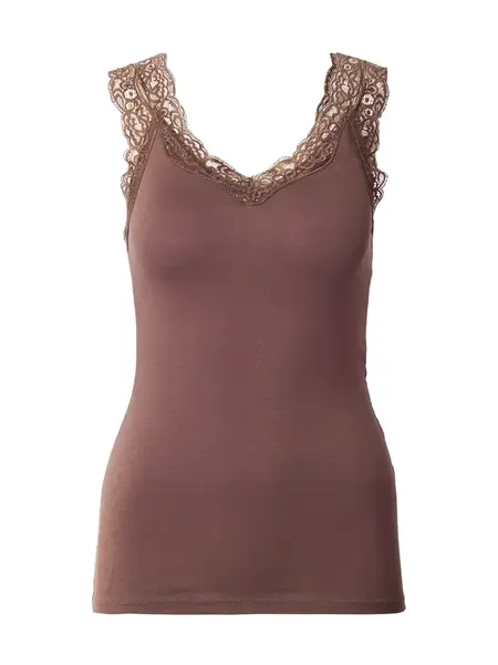 PIECES Top 'PCBARBERA'  čokoládová