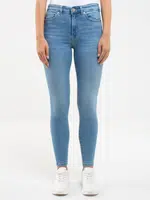 Big Star Woman's Push Up Trousers Denim 115620 Light Denim-103