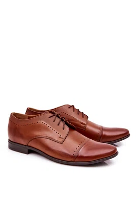 Bednarek Polish Shoes Kožené boty Bednarek 723 Hnědé