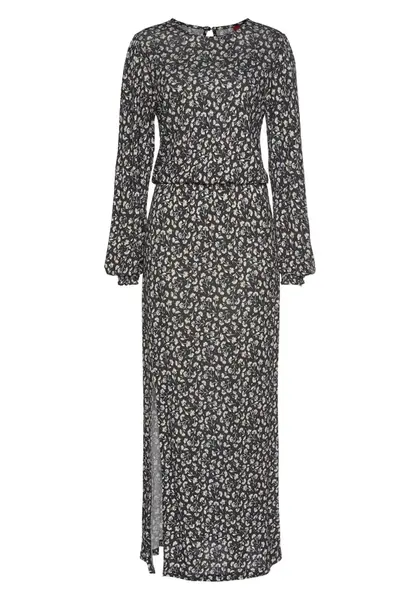 LASCANA Šaty  béžová / modrá / hnedá / čierna / biela