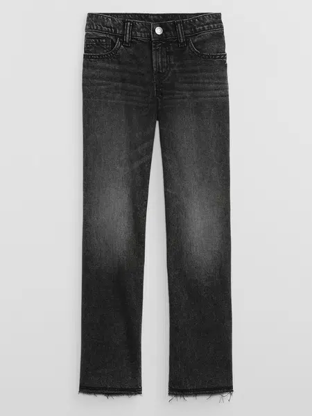 GAP Dětské džíny straight mid rise - Holky