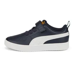 Puma RICKIE AC+PS Dětská volnočasová obuv, tmavě modrá, velikost 27.5