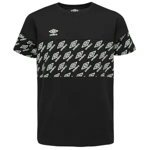 Umbro PHELIM Chlapecké triko, černá, velikost 116-122