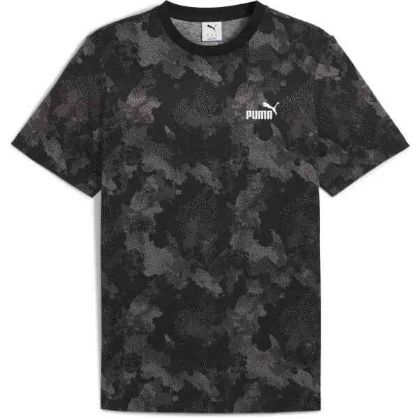 Puma ESSENTIALS CAMO AOP TEE Pánské triko, černá, velikost