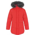 LOAP TOMKA Dívčí zimní kabát, červená, velikost 122-128