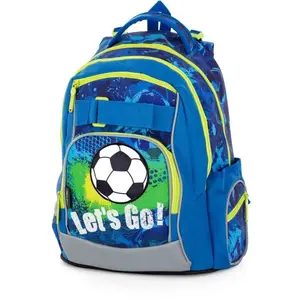 Oxybag OXY GO FOTBAL Školní batoh, modrá, velikost