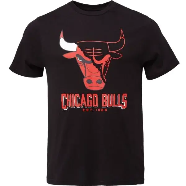 New Era CHICAGO BULLS NBA LOGO Pánské triko, černá, velikost