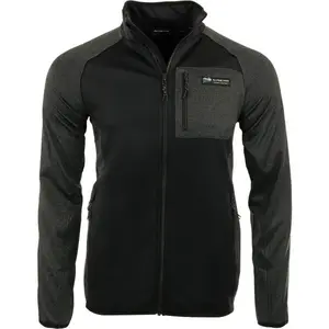 ALPINE PRO MUSAD Pánská outdoorová mikina, černá, velikost