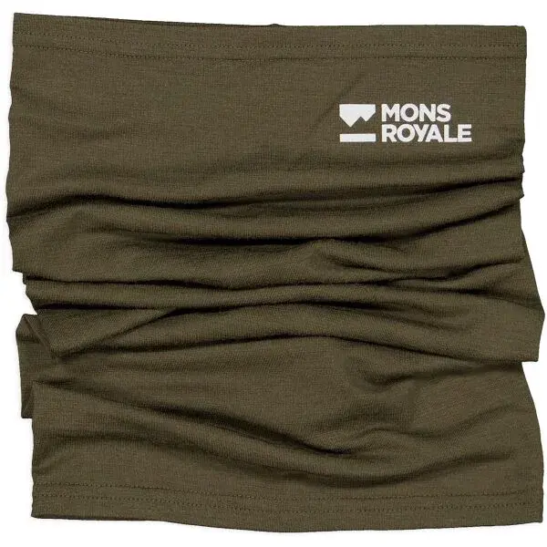 MONS ROYALE DAILY DOSE MERINO FLEX 200 Nákrčník, khaki, velikost UNI