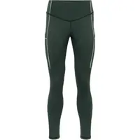 KARI TRAA ISABEL Dámské sportovní legíny, tmavě zelená, velikost