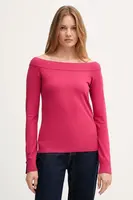 Svetr United Colors of Benetton dámský, růžová barva, 1W2AD10E0