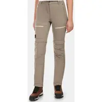 KILPI HOSIO Dámské outdoorové odepínací kalhoty, khaki, velikost
