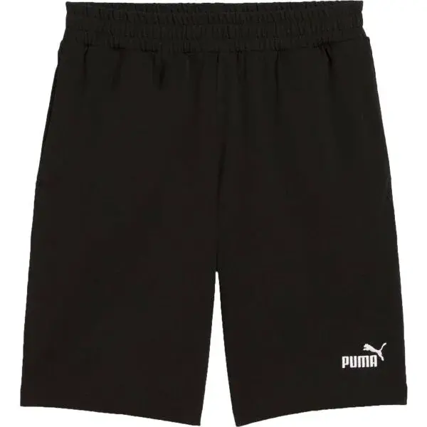 Puma ESSENTIALS NO1 LOGO JERSEY SHORTS 10 Pánské šortky, černá, velikost