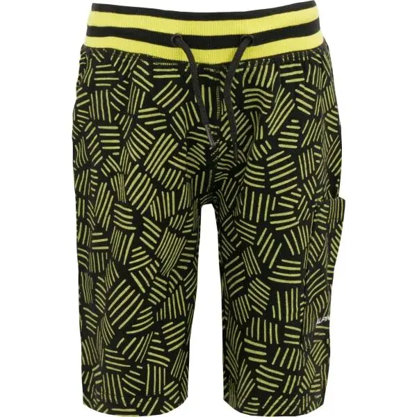 ALPINE PRO RESGO Dětské kraťasy, černá, velikost 128-134