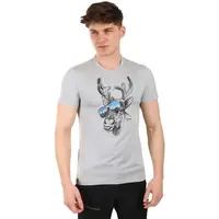 KILPI LISMAIN Pánské funkční tričko, šedá, velikost