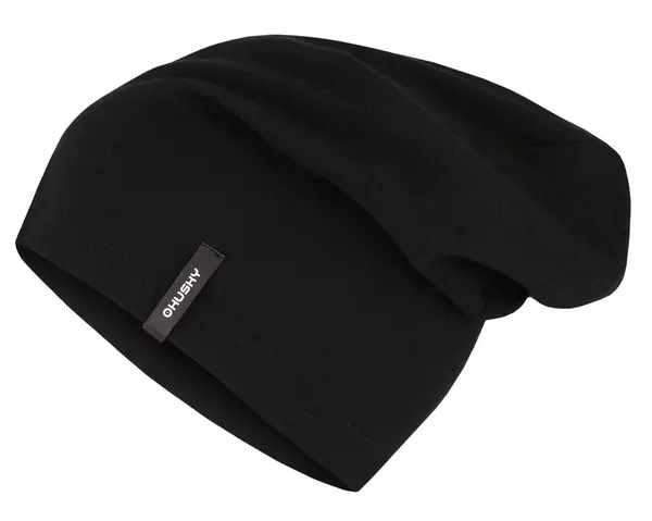 Husky  Merhat black Merino čiapka