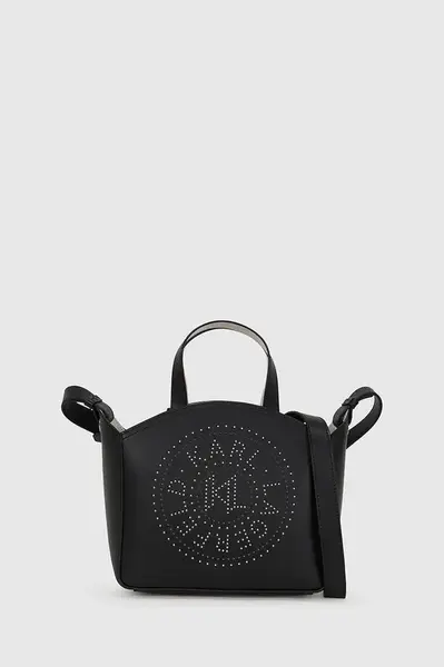 Kožená kabelka Karl Lagerfeld K/CIRCLE