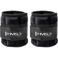 HMS ONK04 Zátěže na zápěstí a kotníky, černá, velikost 2 KG