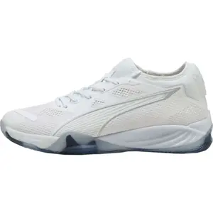 Puma ELIMINATE NITRO SQD 4 Pánská obuv na házenou, bílá, velikost 42.5