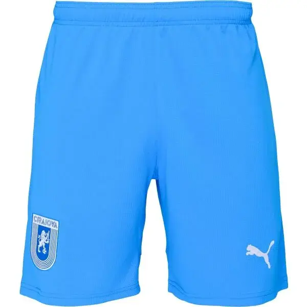 Puma UCV CRAIOVA SHORTS Pánské fotbalové šortky, tyrkysová, velikost