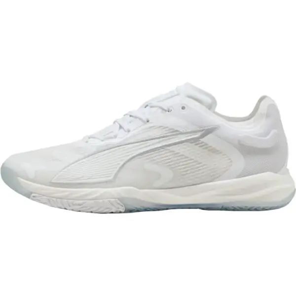 Puma ACCELERATE NITRO SQD 4 Unisex obuv na házenou, bílá, velikost 46.5