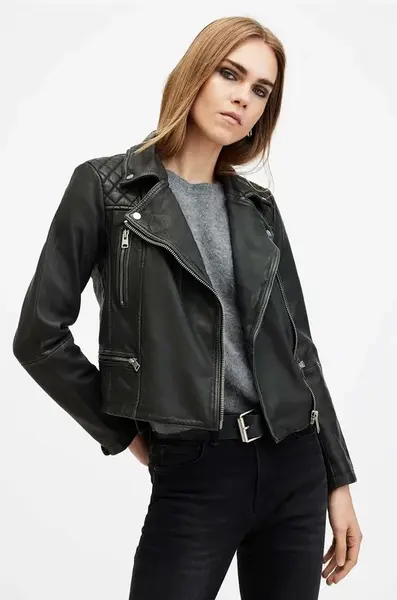 Kožená bunda AllSaints CARGO BIKER